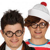 Lunettes NessiWorld noires encadrées sans numéro, verres pour étudiants, blagues, 1 pièce